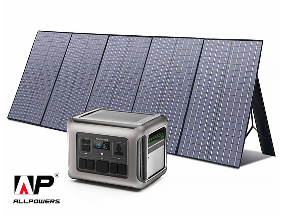 ALLPOWERS Solar Generator Kit 2500W (R2500 + SP037 400W Solar Panel)